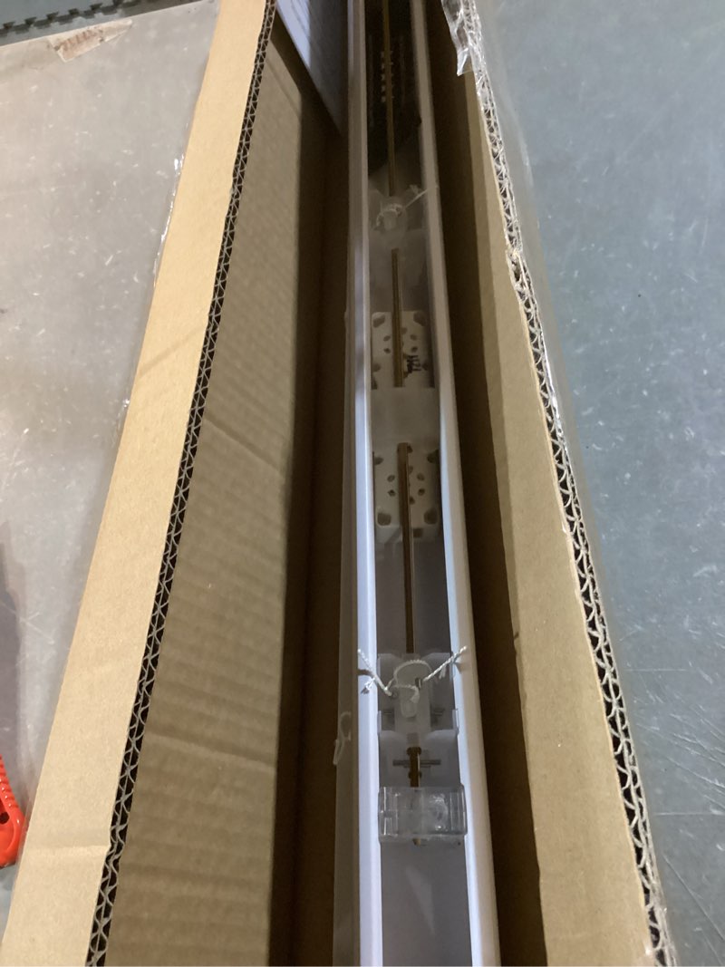 Condition photo showing Good Condition for CHICOLOGY Mini Blinds for Indoor Windows – 30"W x 72"H, White Horizontal Vinyl Blinds | Cordless | Easy to Install | Sleek Low-Profile Fit for Doors, Offices, Kitchens & Apartments