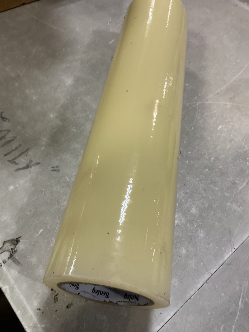 Condition photo showing As Is for Kenley Carpet Protection Film - Self Adhesive Plastic Carpet Protector Film - Heavy Duty Shield Covering for Stairs Floor Runner Surface - Puncture & Water Resistant Sticky Protection Roll (36"x200')