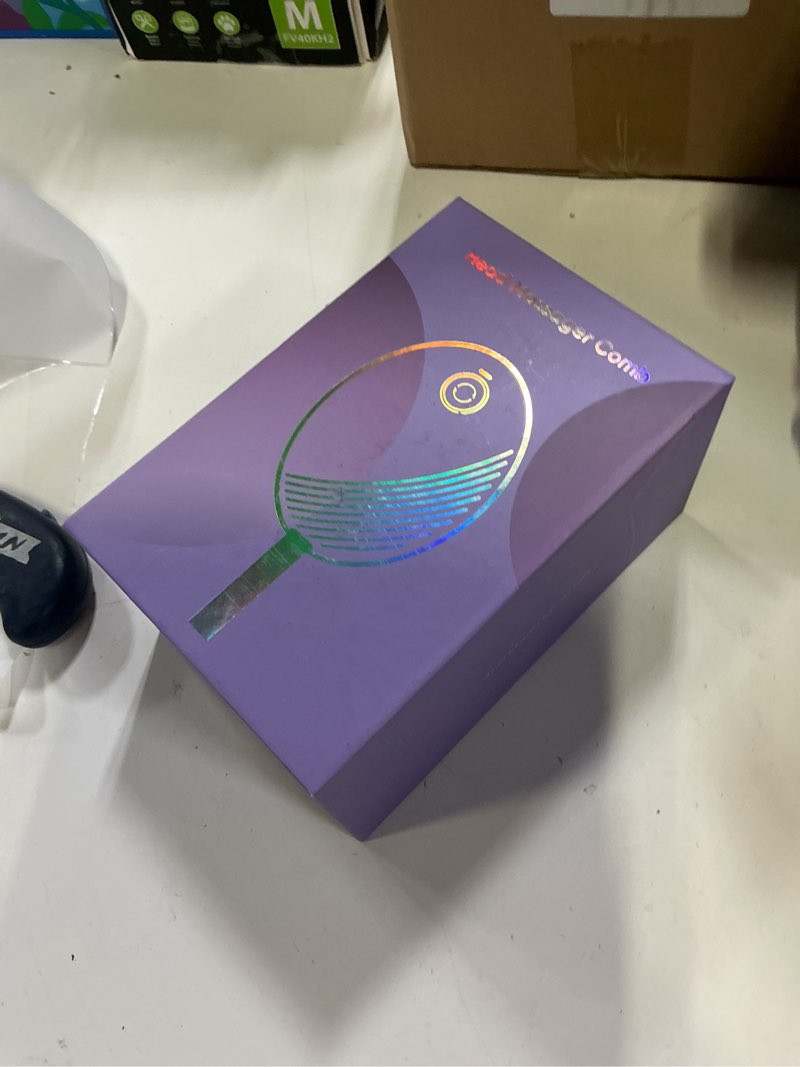 Condition photo showing New/Like New for scalp massager hair growth brush - electric head massager relax scalp stress - unique birthday gifts for women - sonic vibration comb for stimulating follicles - purple deep purple