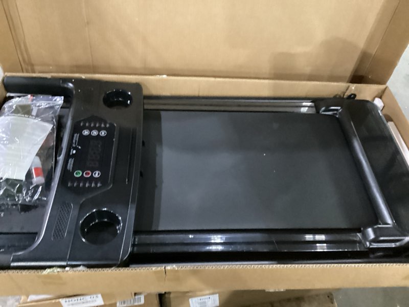 Condition photo showing New/Like New for treadmill with incline,3.0hp small treadmills for home,portable electric treadmill with handles,lightweight walking pad,compact running treadmills,walking pad with handle,300lbs capacity