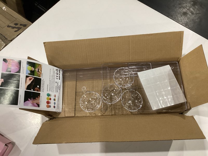 Condition photo showing New/Like New for joyypop 4 sets balloon stands for table 15.75 inch clear adjustable balloon centerpieces for tables reusable balloon holder sticks for graduation wedding baby shower birthday 4 pack