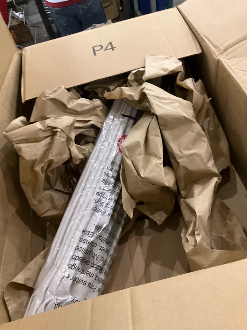 LazBlinds No Drill Roman Shades for Windows, Cordless Blackout Window Shades with UV Protection, Pol