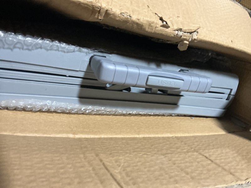 Condition photo showing Good Condition for MaxWorks 50876 Collapsible Rolling Utility Cart with Lid - 80 lb Capacity Folding Dolly with Telescoping Handle - Heavy Duty Plastic Crate on Wheels for Shopping, Office, and Teachers - Gray