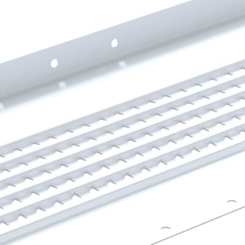 Atlas Gutter Guard 32 FT. White Aluminum