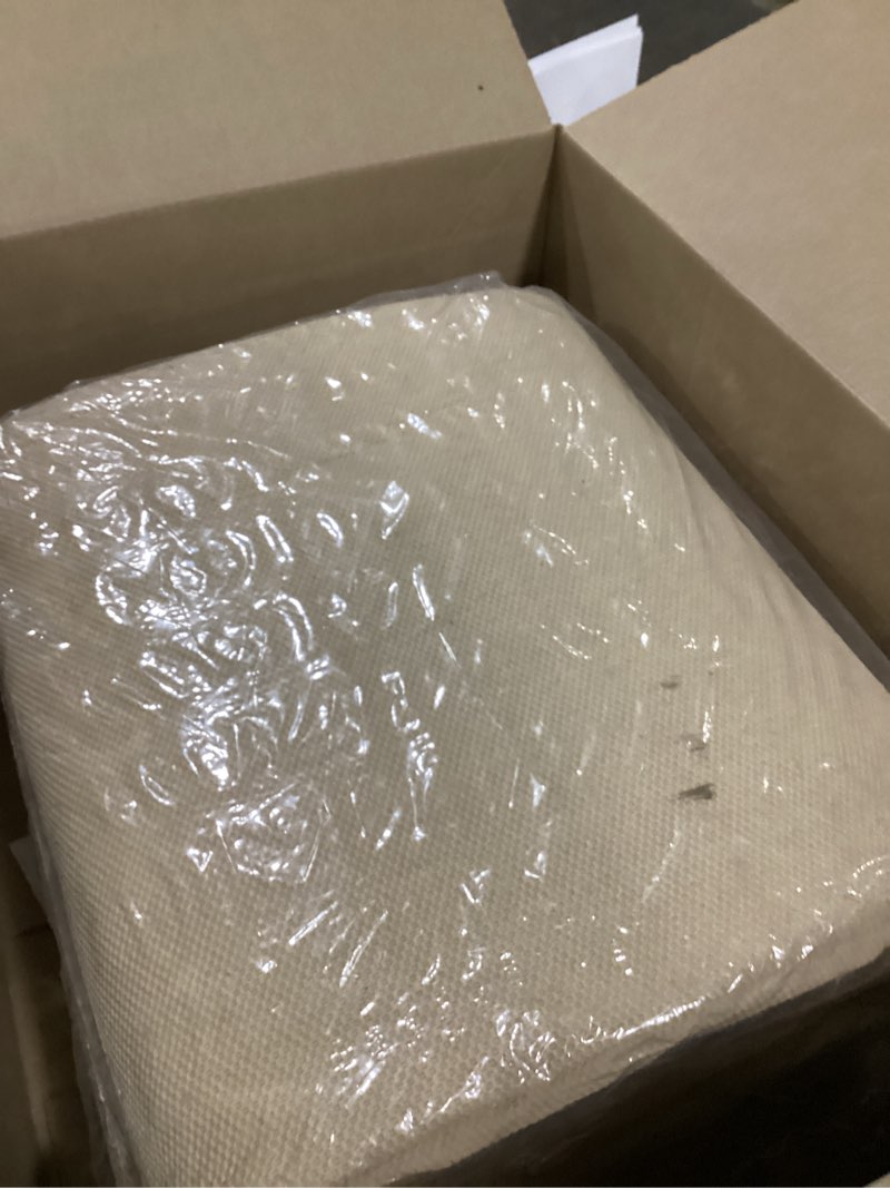 Condition photo showing As Is for phf waffle weave duvet cover set queen size, no snagging ultra soft luxury textured breathable comforter cover for all season 3pcs, durable bedding duvet set with 2 pillow shams, 90"x90", cocoa brown queen cocoa brown (no comforter)