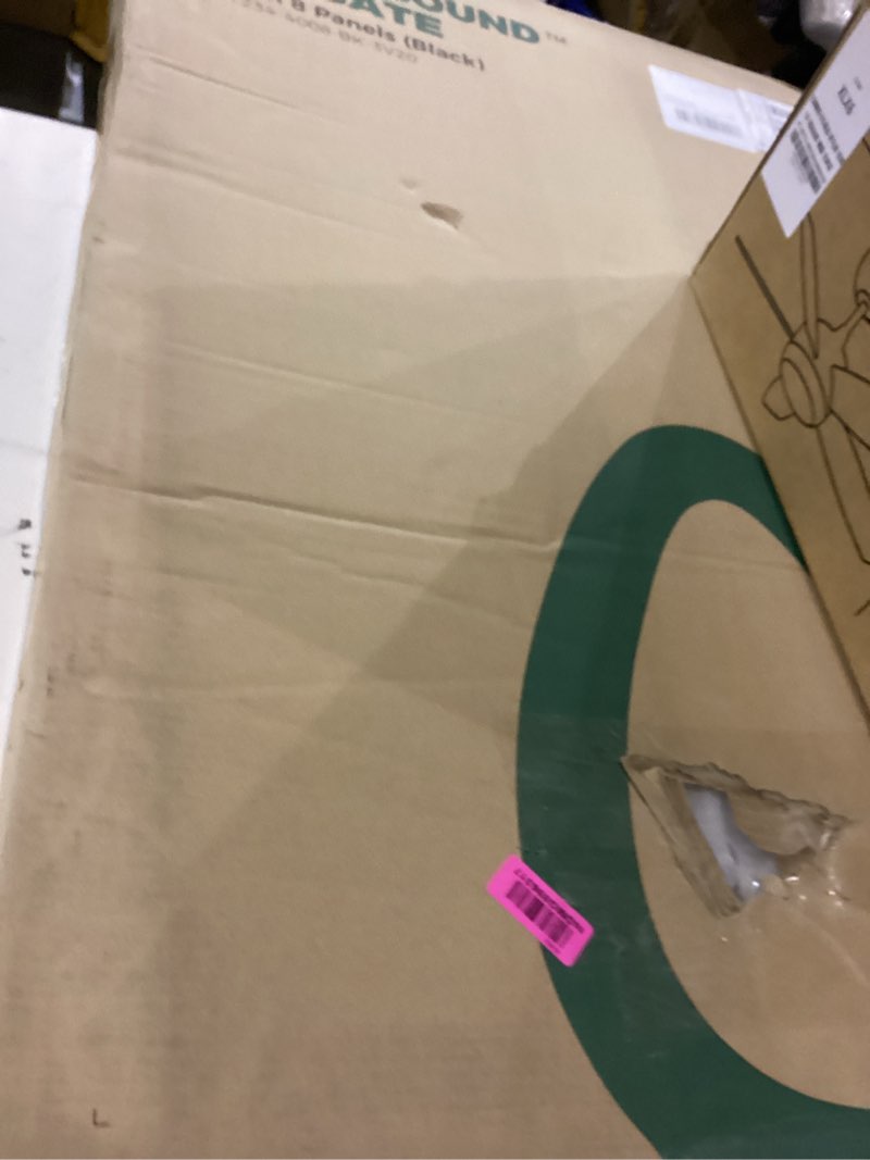 fxw dog gate extra wide designed for indoor use, adjustable width up to 219-inch wide (40" h 8 wire 