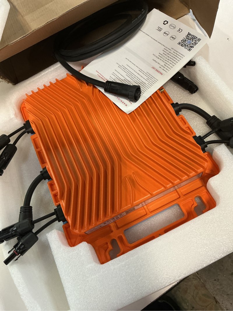Condition photo showing Good Condition for 2800w control solar grid micro inverter, builtin meter, mppt tracking, mobile app monitoring, easy maintenance, ip66 level, compliant, pe grounding (us plug 120v)