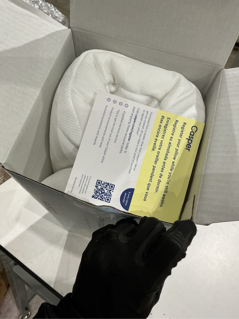 Condition photo showing Good Condition for casper sleep essential cooling pillow, standard, white standard essential cooling pillow single pack