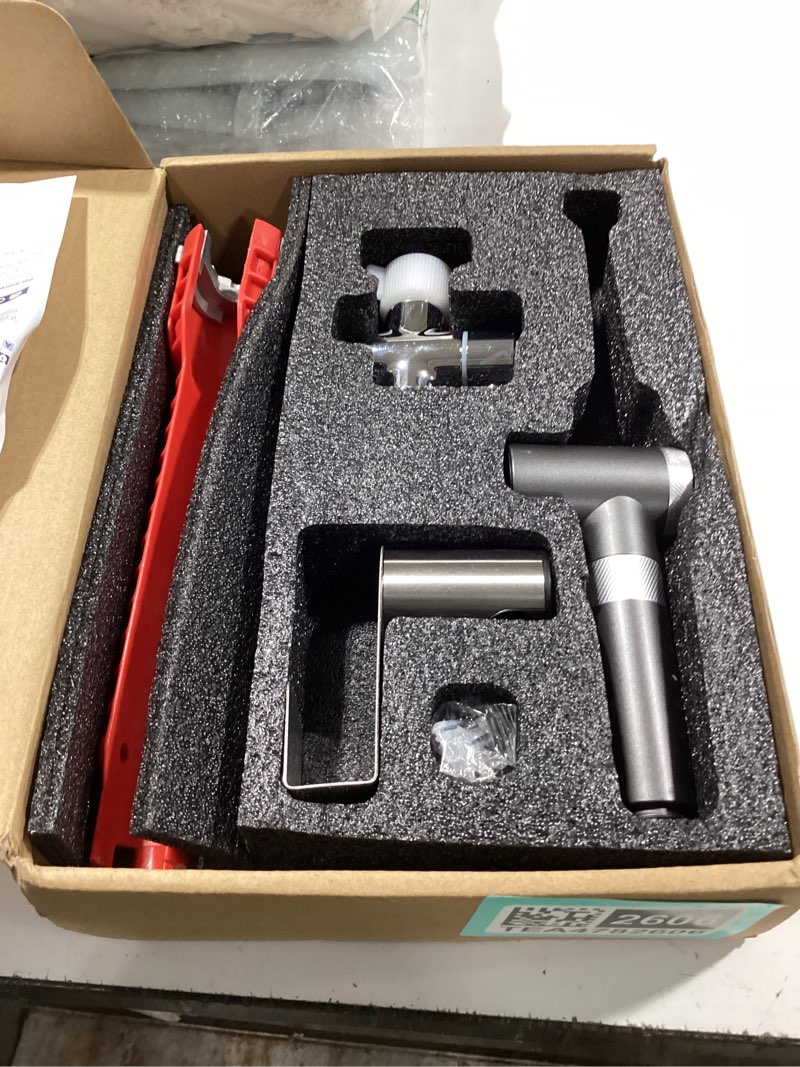 Condition photo showing Good Condition for spacerest handheld bidet sprayer for toilet, leak-proof stainless steel bidet attachment for toilet, adjustable spray angle & water pressure, toilet sprayer for personal care, postpartum (silver) sliver