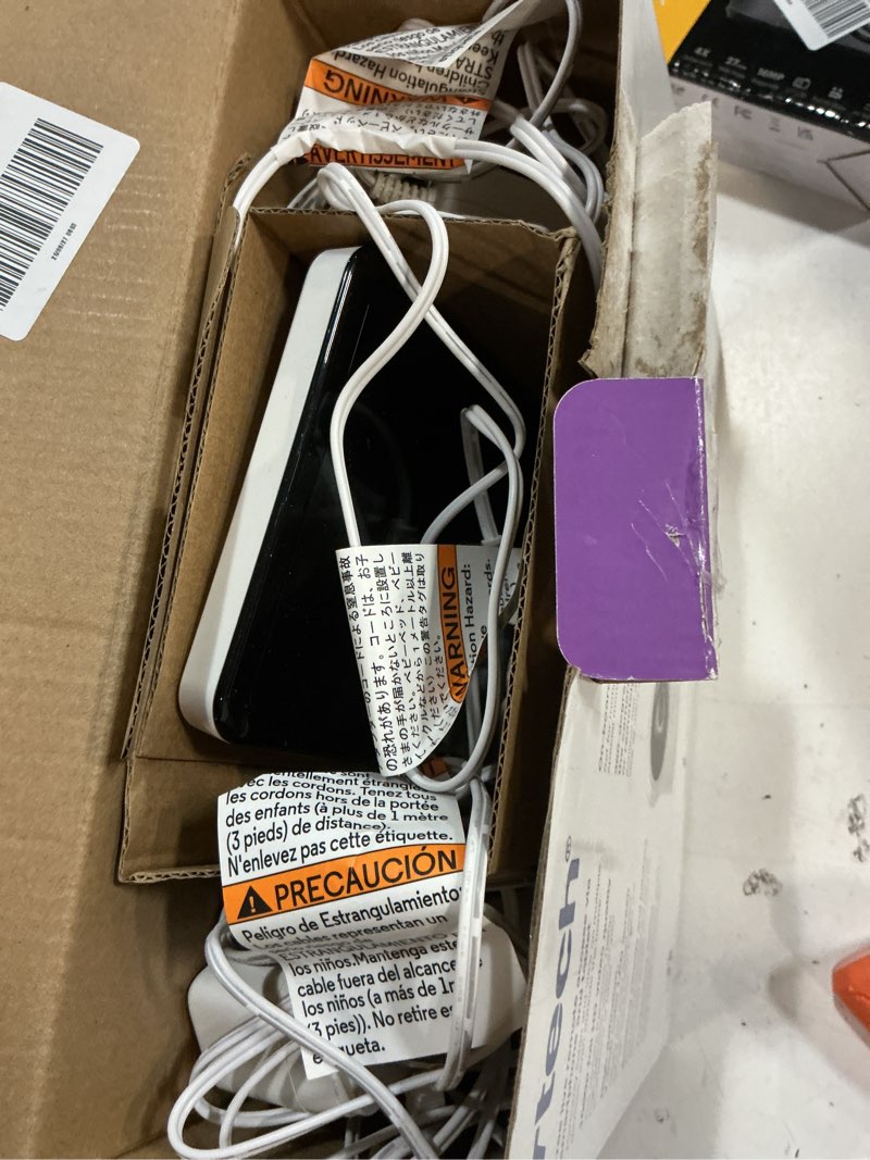 Condition photo showing As Is for vtech rm7764-2hd smart wifi baby monitor with 2 cameras, 1080p hd video, 360° pan & tilt, 10x zoom, 7" hd parent unit, night vision, soothing sounds, 2-way talk, temperature & motion detection 2 cameras 7" wifi 2 cam