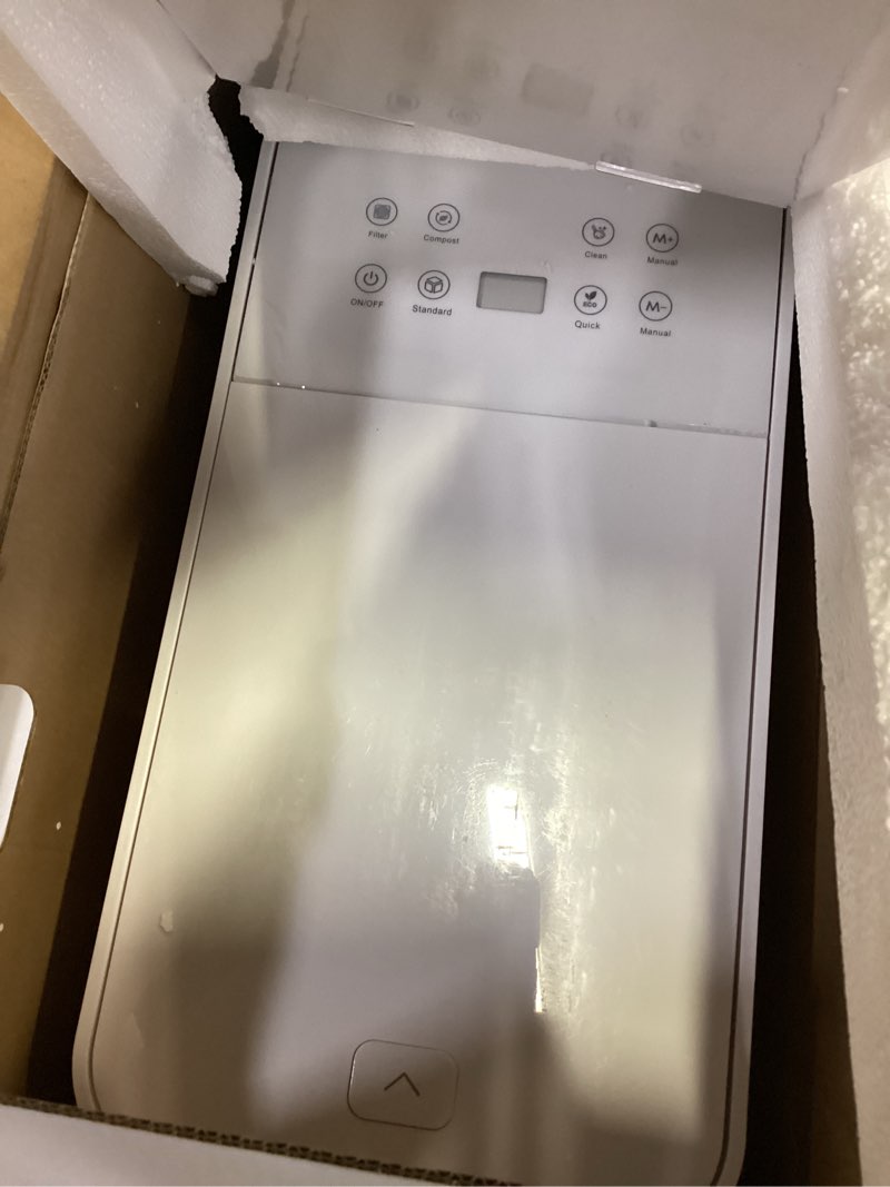 Condition photo showing Good Condition for 3l electric composter for kitchen, smart compost bin, odorless|low noise|auto-cleaning|fast 4-6h food waste to fertilizer conversion for outdoor use large