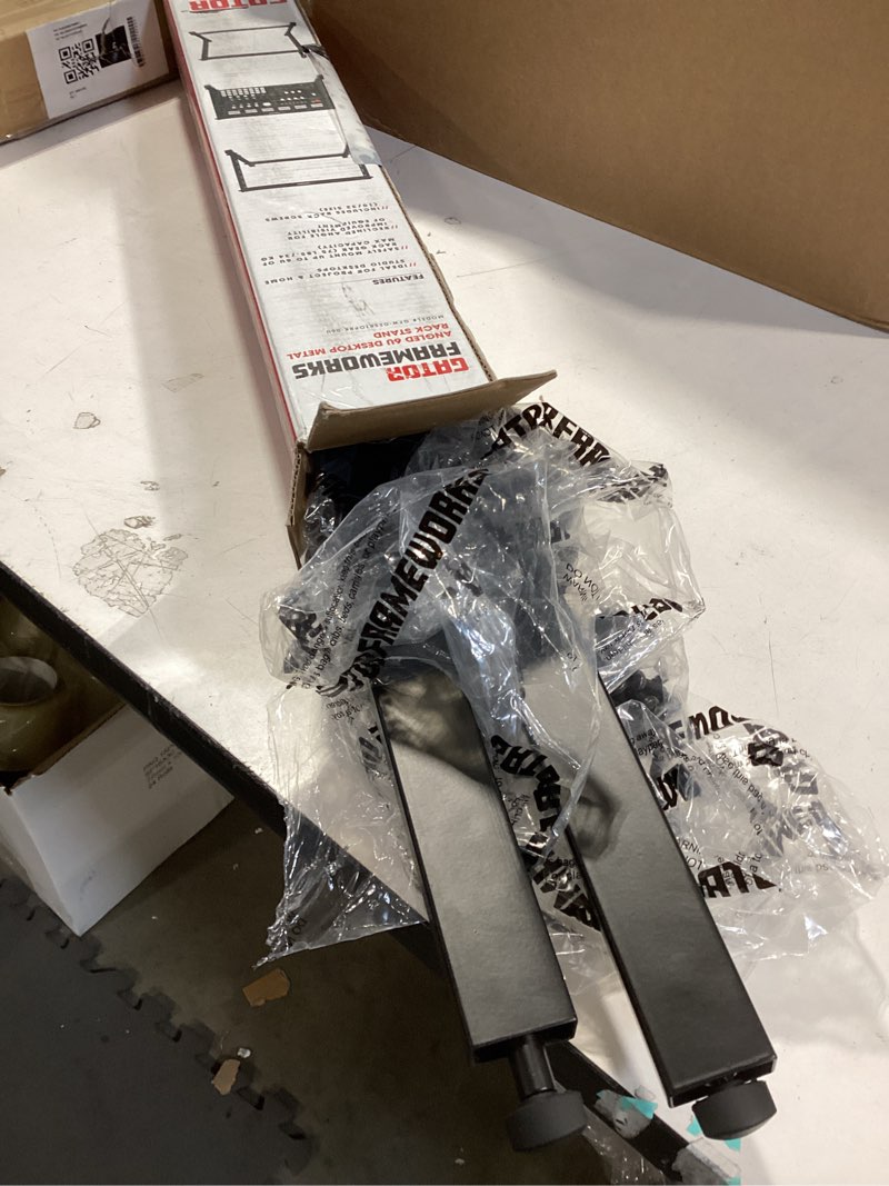 Condition photo showing Good Condition for Gator Frameworks Angled Metal Desktop Rack Stand with Non-Slip Rubber Feet, 6U Rack Space (GFW-DESKTOPRK-06U) 6 Rack Space