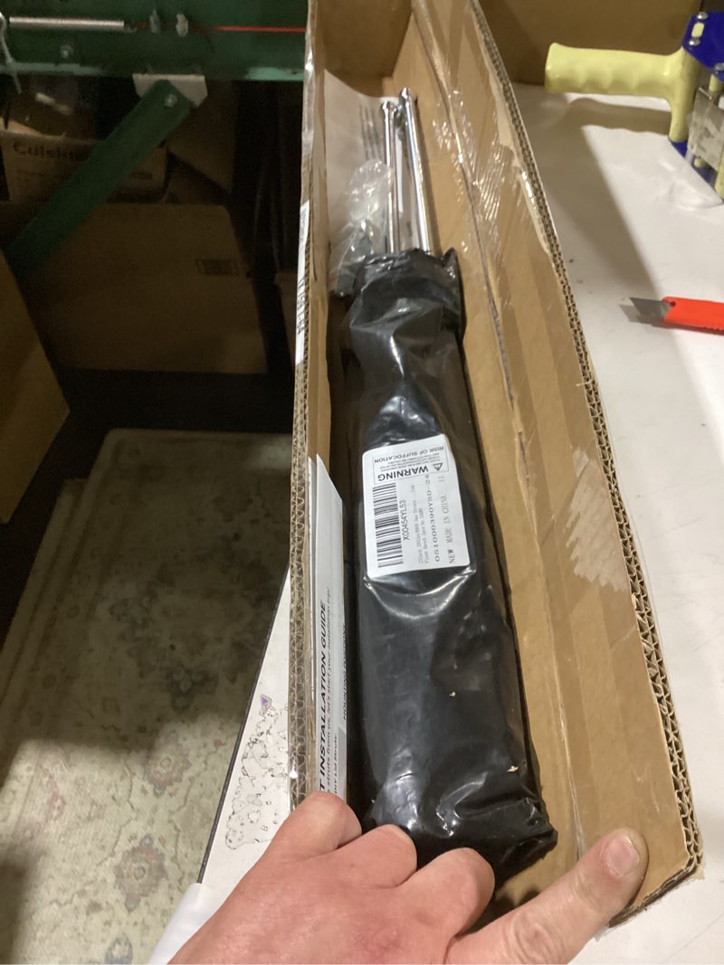 Condition photo showing As Is for 23inch 200lbs/890n gas struts springs shocks lift support for boat cover rv bed storage heavy duty toolbox lid trash bin outdoor bench cabinet trap door trailer floor hatch 2pcs by iaqwe 23 inch 200 lb