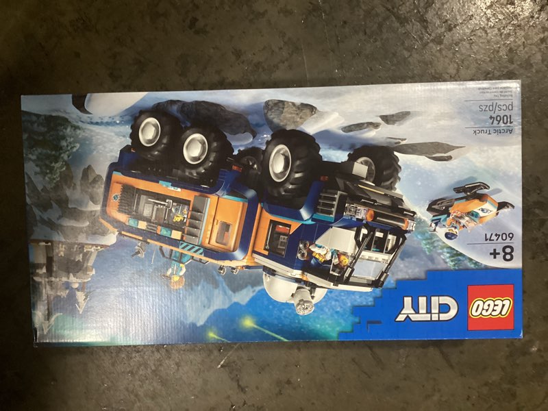 Condition photo showing New/Like New for LEGO City Arctic Explorer Science Lab Truck Building Toy - STEM Pretend Play Set for Boys & Girls, Ages 8+ - Buildable Toy Truck for Kids W/5 Minifigures - Gift Idea for Birthdays - 60471