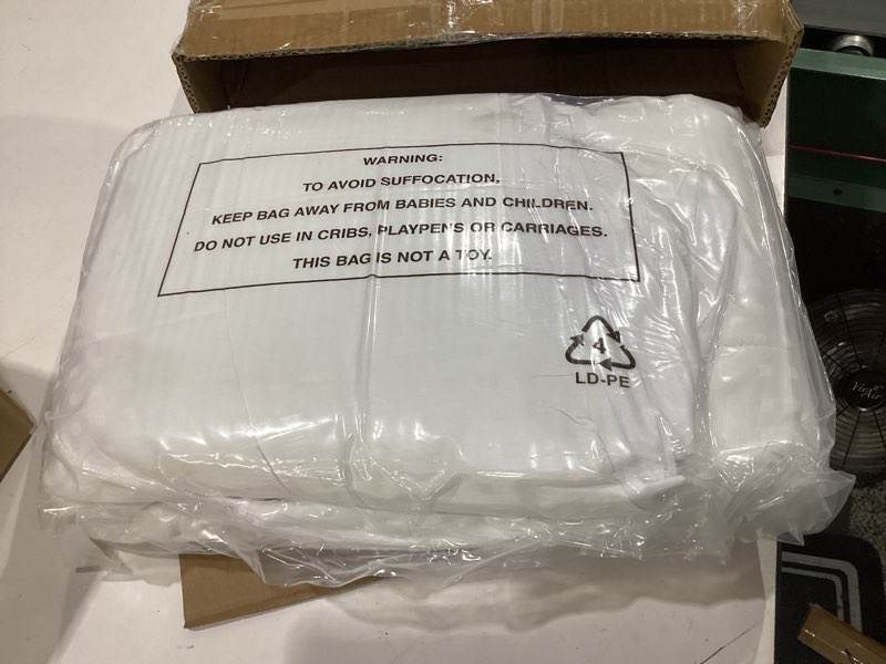 Condition photo showing New/Like New for easeland twin xl mattress pad pillow top quilted fitted mattress cover/protector extra long cotton top 8-21" deep pocket cooling mattress topper (39x80 inches, white) white twin xl