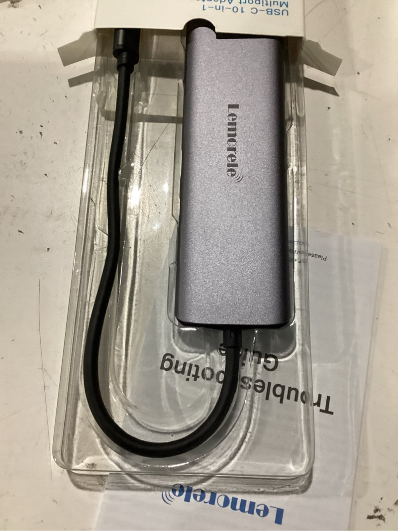 Condition photo showing Good Condition for laptop docking station dual hdmi monitor, 10 in 1 usb c hub with 2 hdmi ports, pd charging, sd/tf, 5 usb c/a ports, laptop docking station for dell xps/hp/lenovo/surface(macos only supports sst mode)