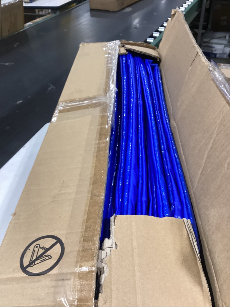 Condition photo showing Good Condition for trampoline pad, 10ft 12ft 14ft 15ft 16ft trampoline replacement safety pad, waterproof and tear-resistant safety spring cover round frame pad 14ft blue