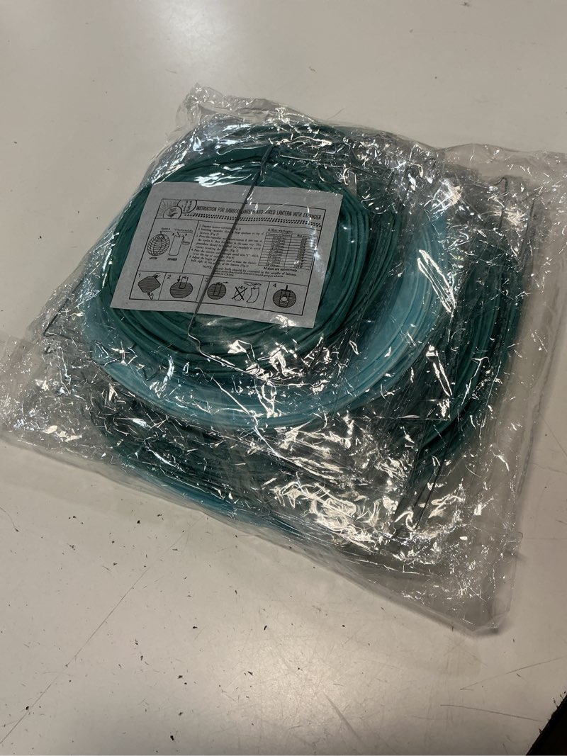 Condition photo showing New/Like New for 20pcs teal paper lanterns decorative, 6"8"10" blue hanging round paper lanterns decorative for bridal shower baby shower engagement wedding birthday party dark teal and blue 20 piece