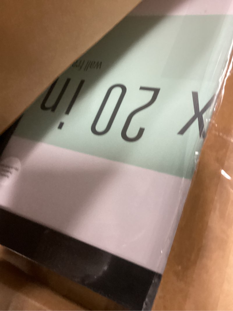 Condition photo showing Good Condition for MCS Studio Gallery 16x20 Poster Frame Black Woodgrain, Vertical & Horizontal Wall Hanging Large Picture Frame for Photos, Posters & Art Prints (1-Pack) 1-Pack Black Woodgrain 16x20