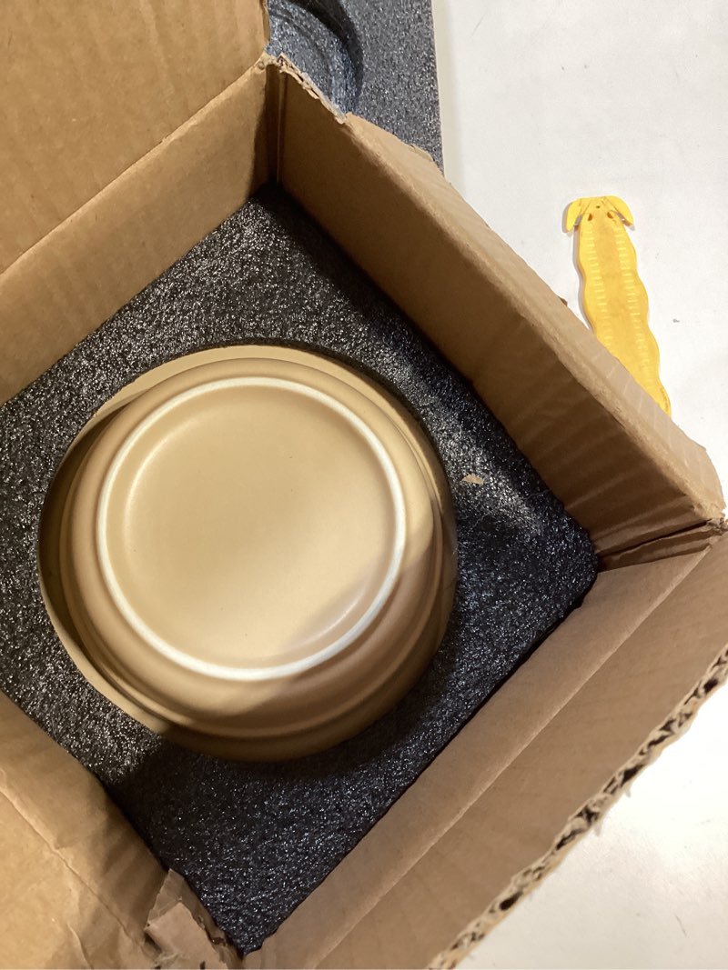 Havniva Ceramic 5.5inch Set of 2 Dog and Cat Bowls, 2pcs Basic Food and Water Dishes for Puppy, Kitt