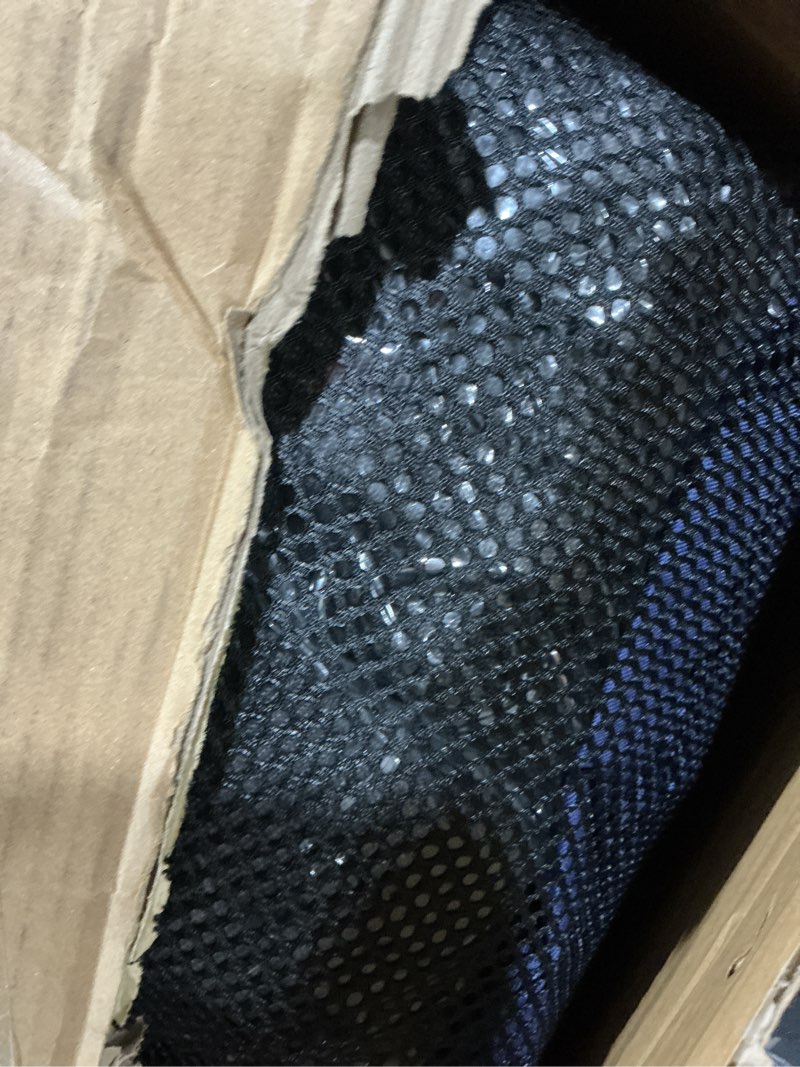 Condition photo showing As Is for Seal Skin Covers T-Top Boat Cover, Waterproof & Heavy-Duty Cover for Center Console Boats, Fits 30' L & 120" W, UV & Fade Resistant, Secure Fit with Straps for All-Weather Protection Navy Blue 28'-30'L x 120"W (beam)
