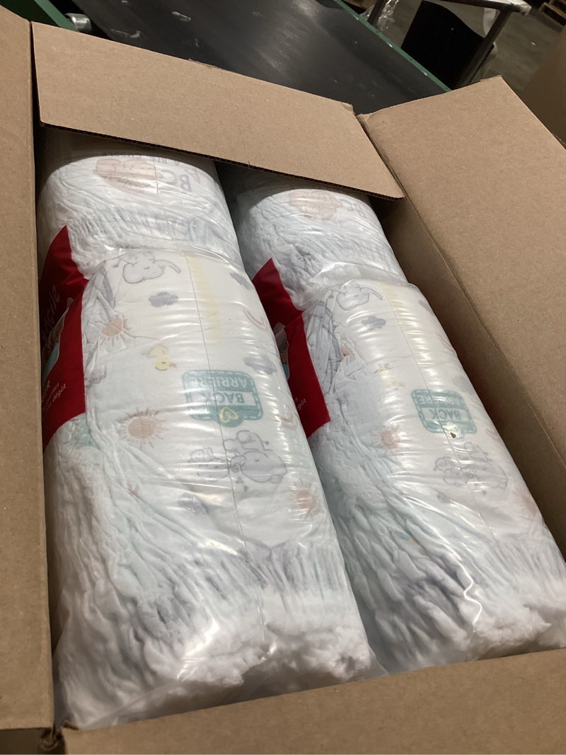 Condition photo showing Good Condition for pampers diapers - swaddlers 360° - size 5, up to 100% leakproof comfy dry fit, ez off tabs designed for easy changes, pull on diaper
