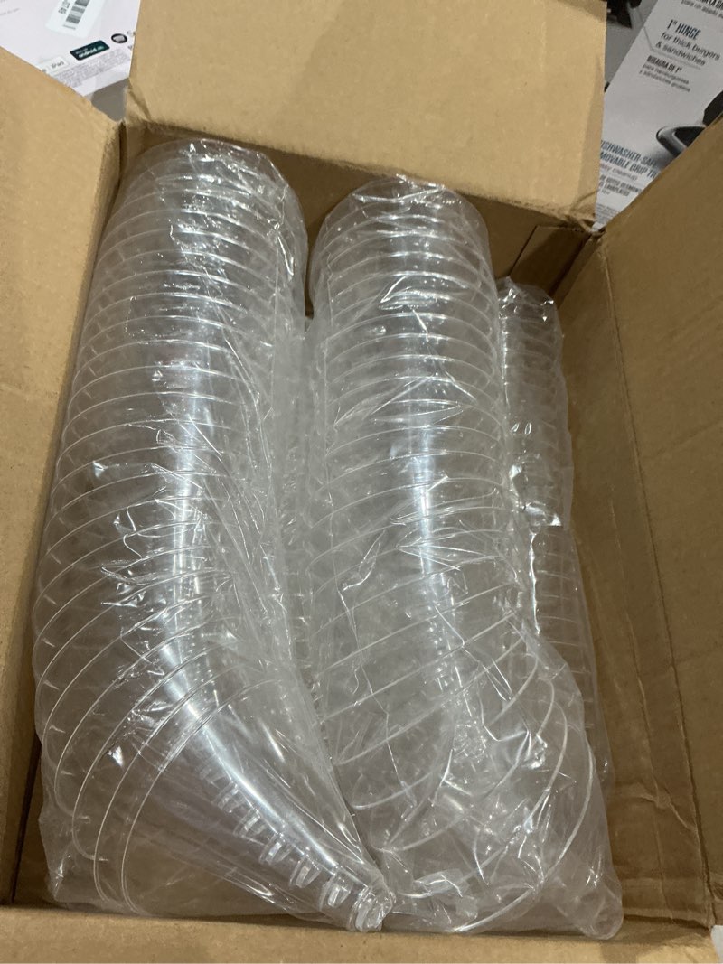 Condition photo showing Good Condition for 50 pcs disposable martini glasses for parties 5oz,plastic martini glasses disposable,martini plastic cups for wedding party bowl wine ice cream fruit