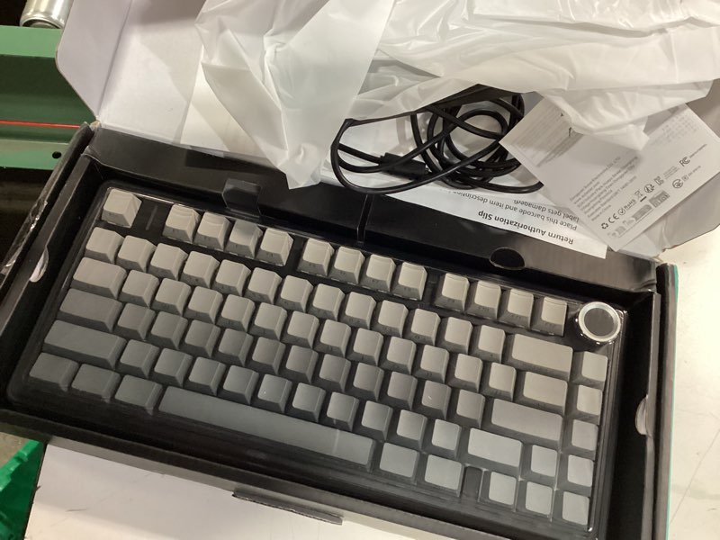 Condition photo showing Good Condition for AULA F75 Pro Wireless Mechanical Keyboard,75% Hot Swappable Custom Keyboard with Knob,RGB Backlit,Pre-lubed Reaper Switches,Side Printed PBT Keycaps,2.4GHz/USB-C/BT5.0 Mechanical Gaming Keyboards F75 Pro-Black