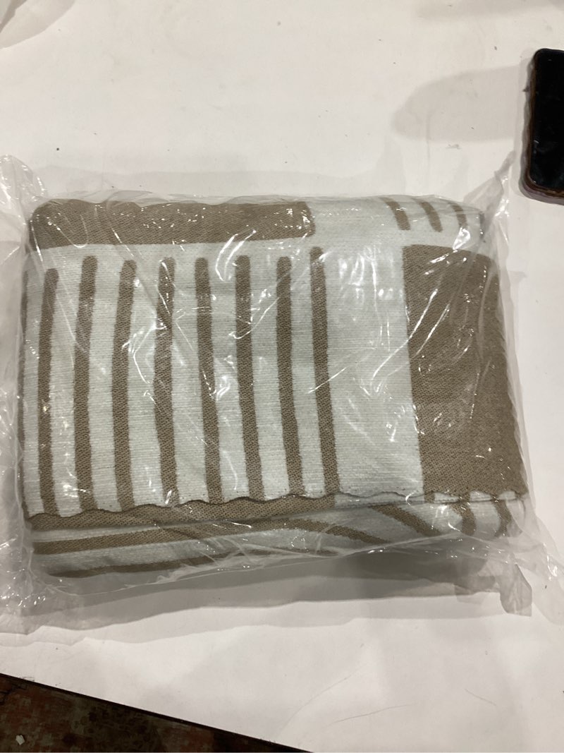 Condition photo showing Good Condition for weyond boho couch cover sofa covers washable, chenille couch covers for 3 cushion couch sofa pet friendly, bohemian sofa slipcovers for sectional sofa, loveseat, 2 3 4 seater (71" x 118", khaki) 71" x 118" first-khaki