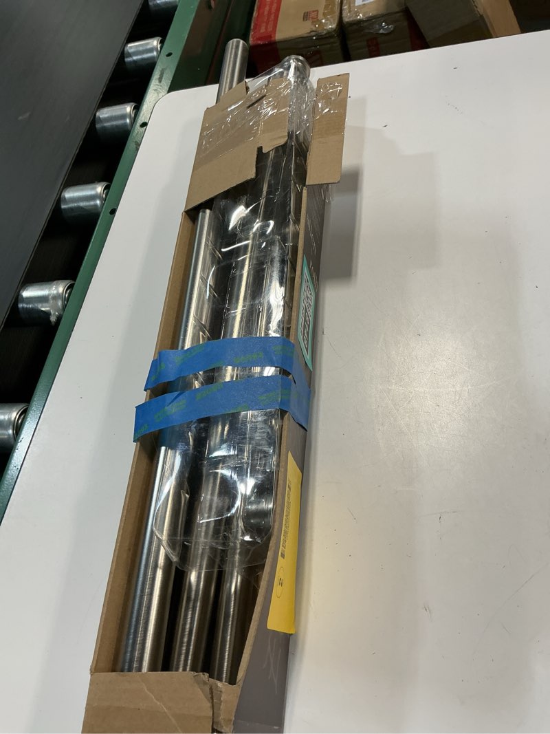 Condition photo showing As Is for Allen + roth rod 36 in x 72 in 