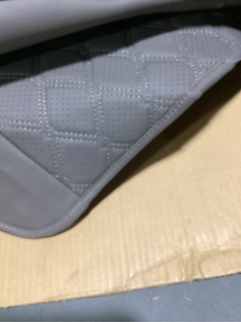 Condition photo showing As Is for ivicy faux linen front car seat cover – durable, non-slip seat protector for cars – 1 unit, light beige beige ws ln