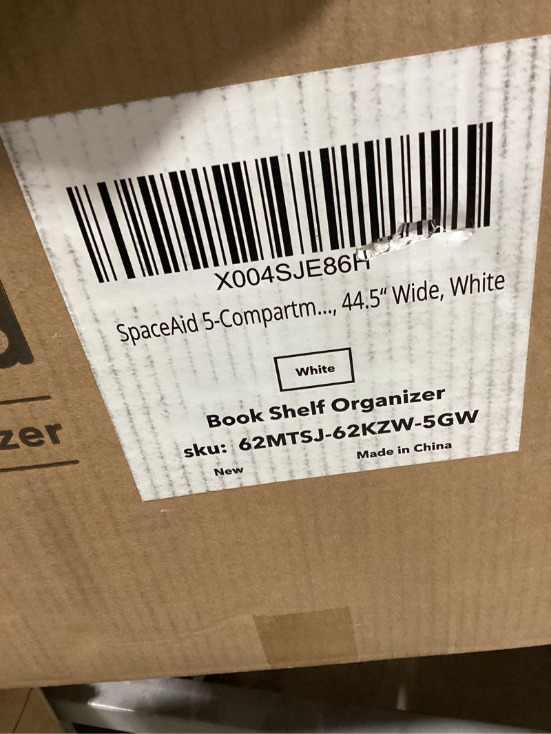 Condition photo showing New/Like New for SpaceAid 5-Compartment Bookshelf, Montessori Bookcase for Toddlers, Wooden Book Shelf Organizer Stor