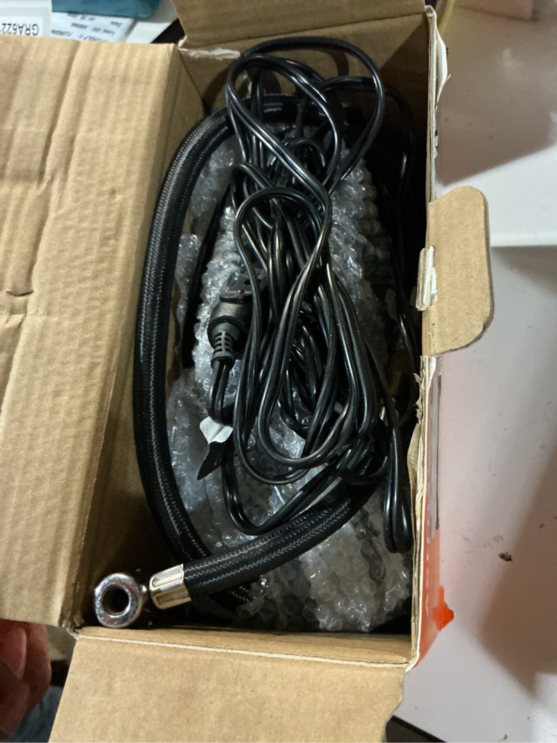 Condition photo showing Good Condition for astroai airun h tire inflator portable air compressor,9.8ft cord-12vdc-powered auto shut-off,fast inflation electric air pump for car tires-car accessories with digital pressure gauge,led light,yellow large yellow