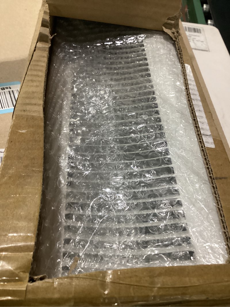 Condition photo showing New/Like New for yaocom 2 pack baseboard register vent 15 inch duct opening size vent covers for home floor diffuser wall corner baseboard air covers, smooth air adjust lever, easy install, white 15 inch white 2