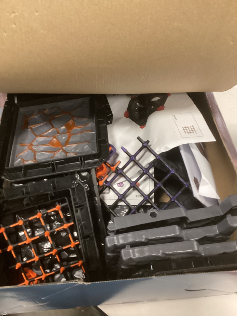 Condition photo showing As Is for Schleich Eldrador Creatures - 71 PC BattleCave Arena Lava Vs. Shadow Playset - Lava Bull and Shadow Hound Set - Animal Monster Figurines for Boys and Girls - Fun Beast Toys for Kids Ages 7+ | 42673