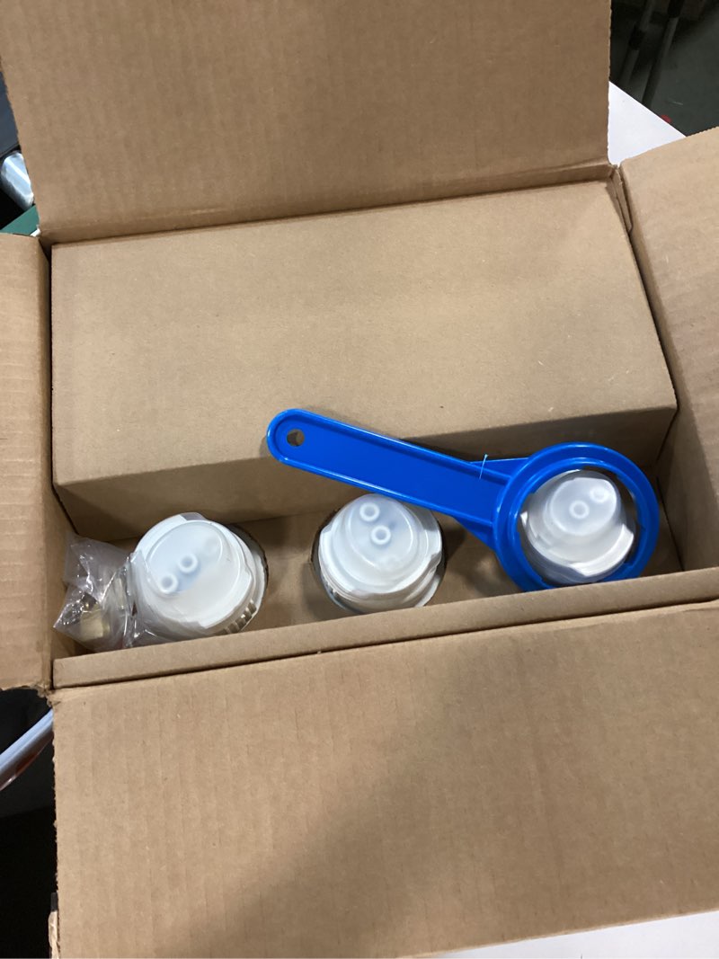 Condition photo showing New/Like New for Aquasana Under Sink Water Filter System - Reduces PFAS, Lead, & Chlorine in Drinking Water - Under Counter Claryum Filtration for Kitchen - 3-Stage Max Flow - Brushed Nickel Faucet - AQ-5300+.55 Brushed Nickel 3 Stage Max Flow