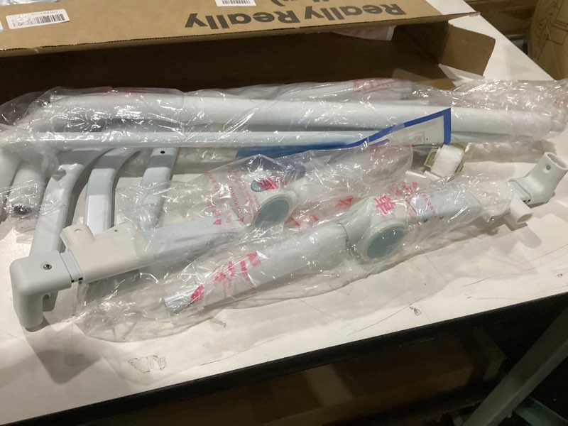 Condition photo showing Good Condition for Bed Rail for Toddlers, Foldable Baby Bed Rail Guard, Adjustable, Safety, Convenient, Guard Rails with Twin, Full, Queen& King Size (Pink Patchwork, 1 Side:48inch) Pink Patchwork 1 Side:48inch