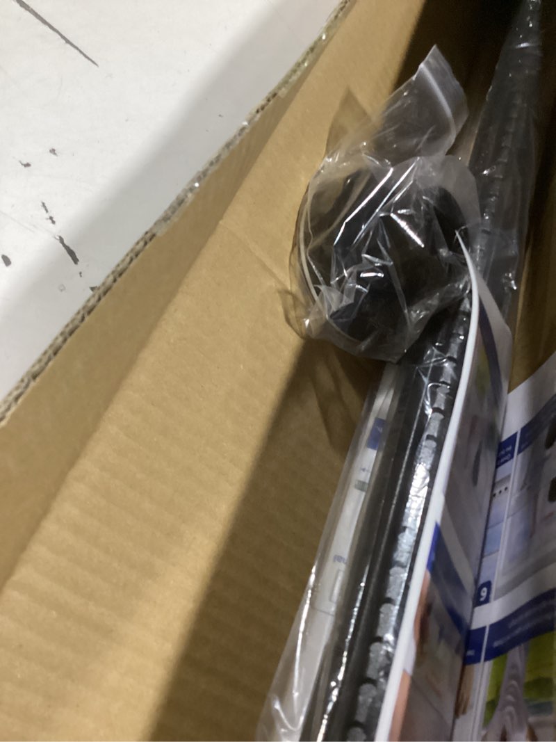 Condition photo showing Good Condition for AIZESI 41-86 Inch Heavy Duty Black Tension Curtain Rod - No Drilling, Adjustable, Rust-Resistant for Outdoor, Living Room, Window, Bathroom Black 41" to 86"