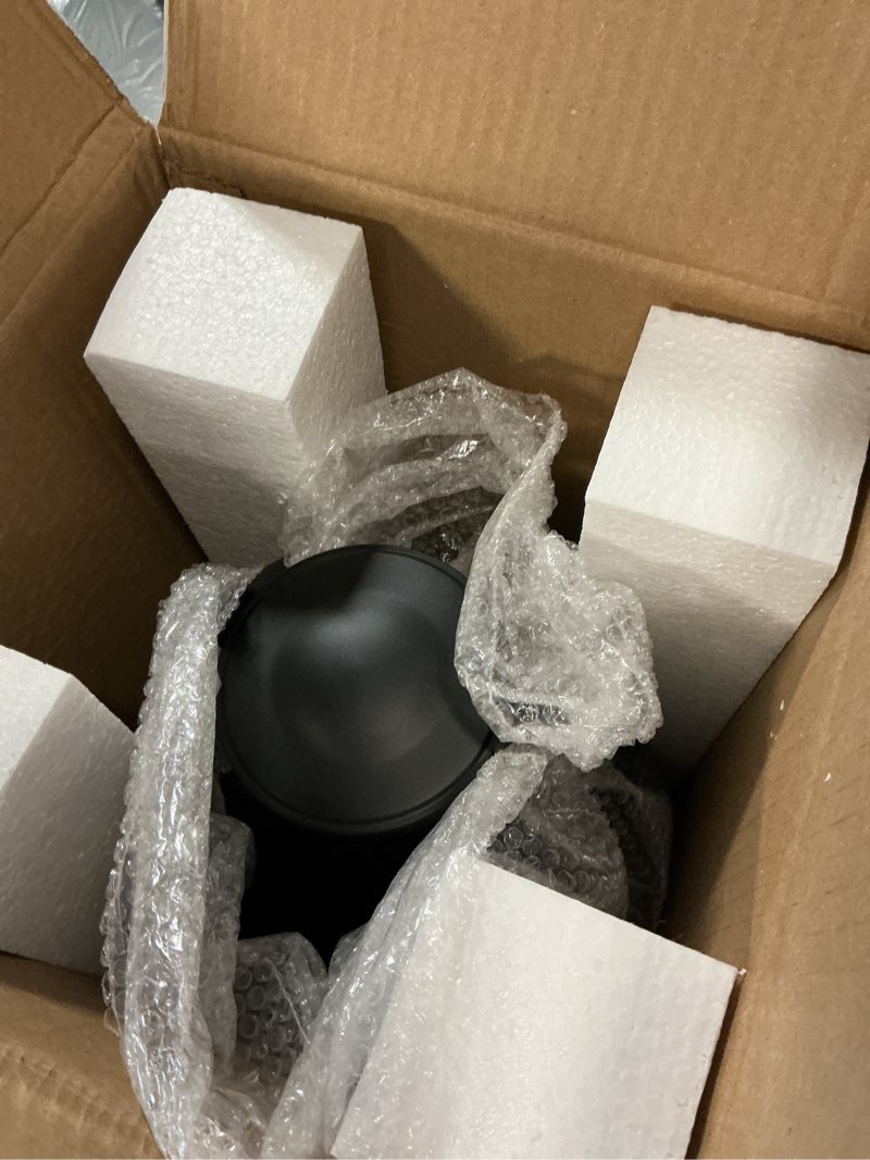 Condition photo showing Good Condition for elegant candle lantern set- 3 sizes (26", 19", 13" h) - tempered glass panel metal lanterns for versatile indoor & outdoor decorating - perfect for celebrations(black)