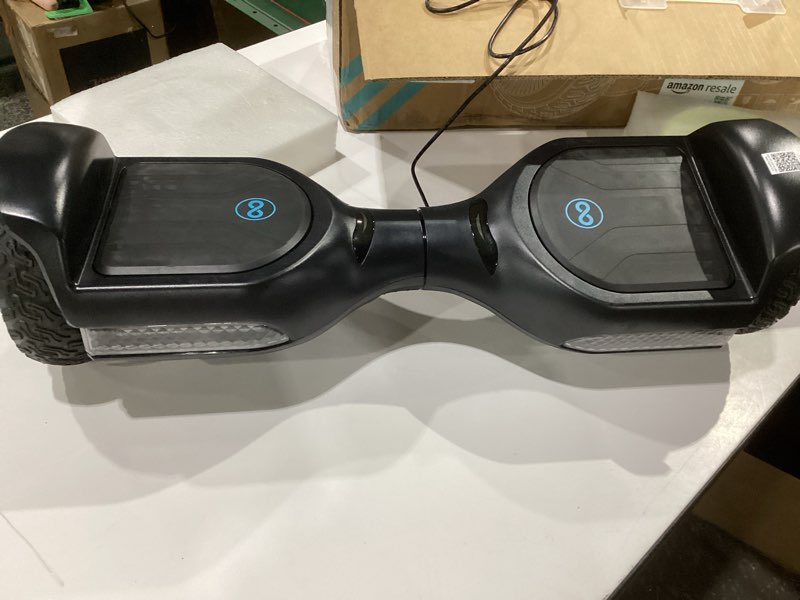 Condition photo showing Good Condition for gyroor self balancing scooter new g13 all terrain balancing scooter with led lights, self balancing off road with bluetooth for kids ages 6-12 and adults black, not tested