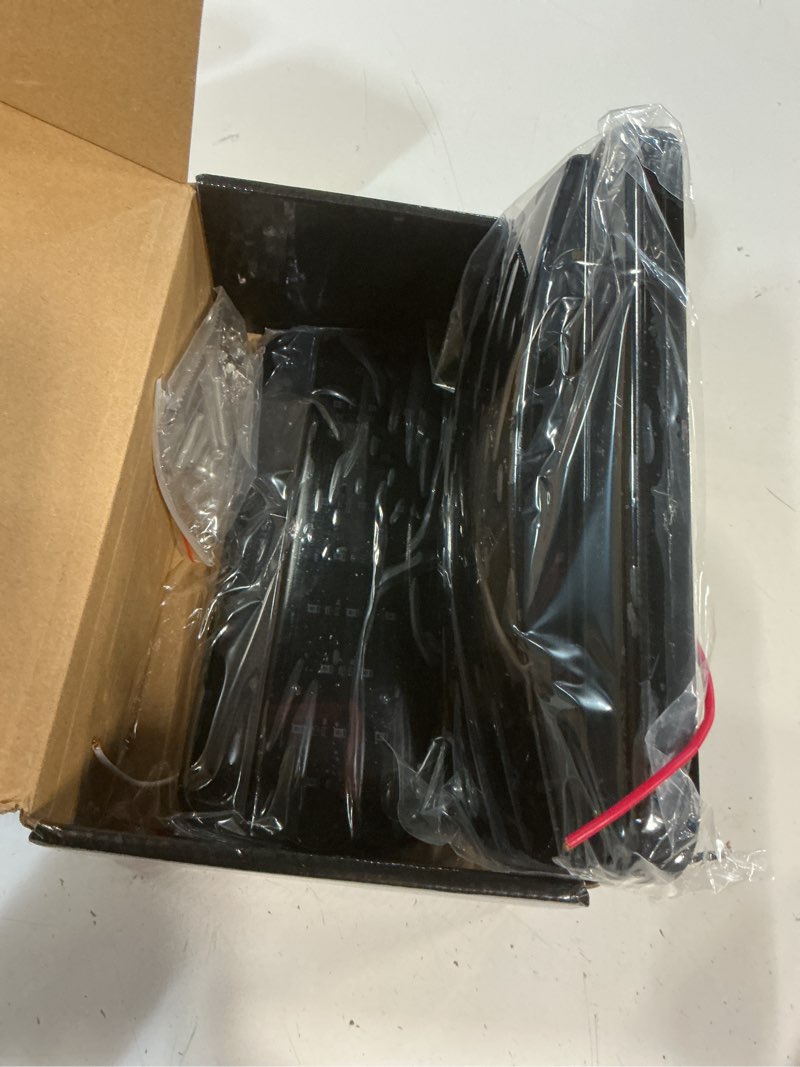 Condition photo showing Good Condition for partsam red led low profile combination rv tail lights surface mount led rv camper trailer stop turn brake tail lights/license plate light holder bracket smoke lens - black base - pair
