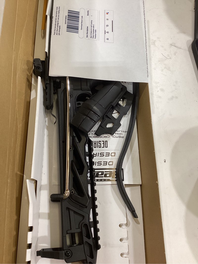 Condition photo showing Good Condition for Bear X Desire XL Self-Cocking Pistol Crossbow with 3 Premium Bolts