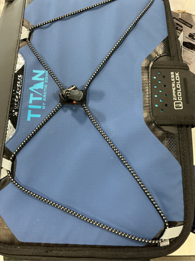 Condition photo showing Good Condition for titan by arctic zone 30 can, 20 quart zipperless soft cooler, ocean blue