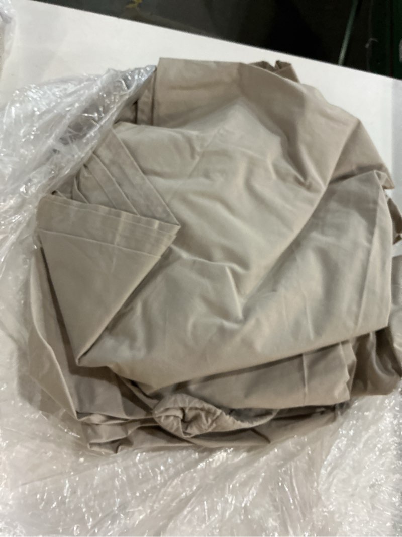 Condition photo showing New/Like New for classic organic percale sheet set, twin, dove