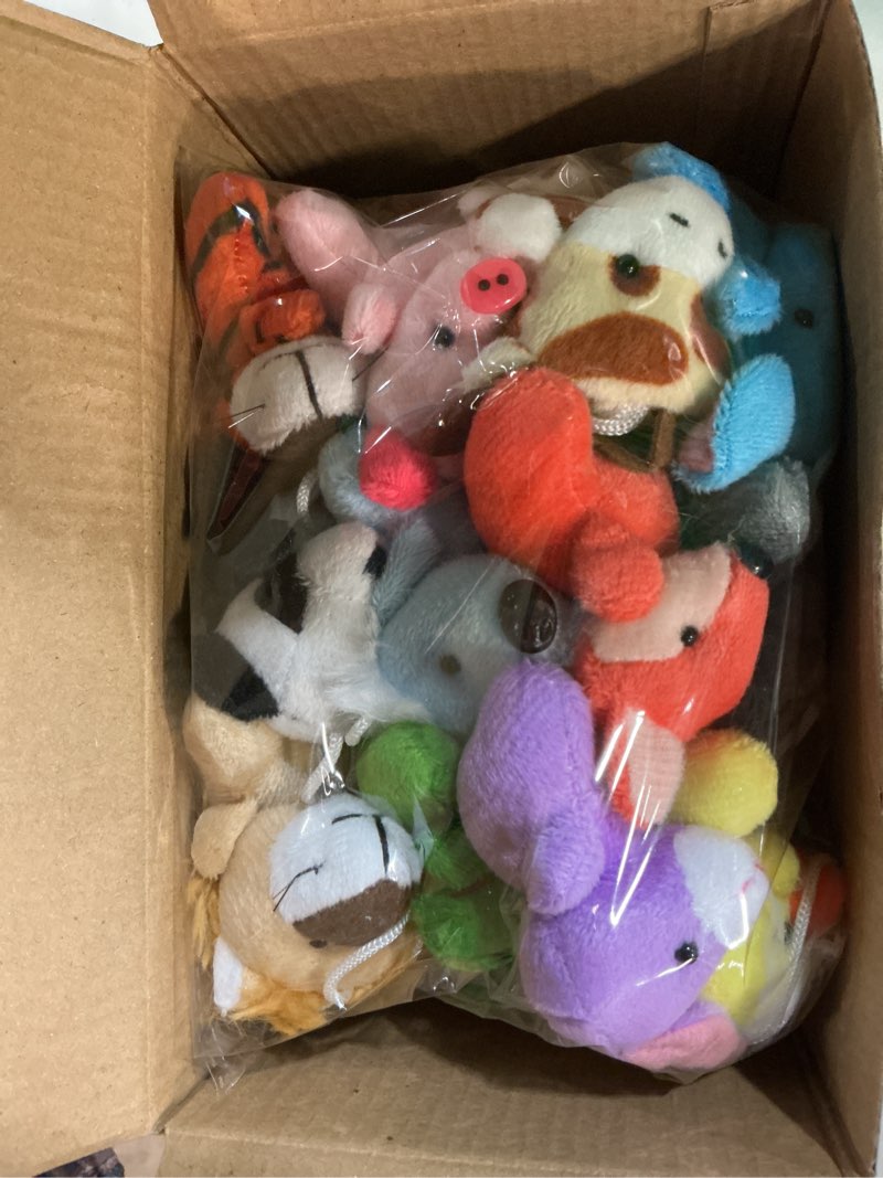 Condition photo showing New/Like New for 12 pack easter eggs fillers with mini stuffed animal plush toys inside easter baster stuffer for kids easter egg hunt prizes, party favor 12pcs with eggs