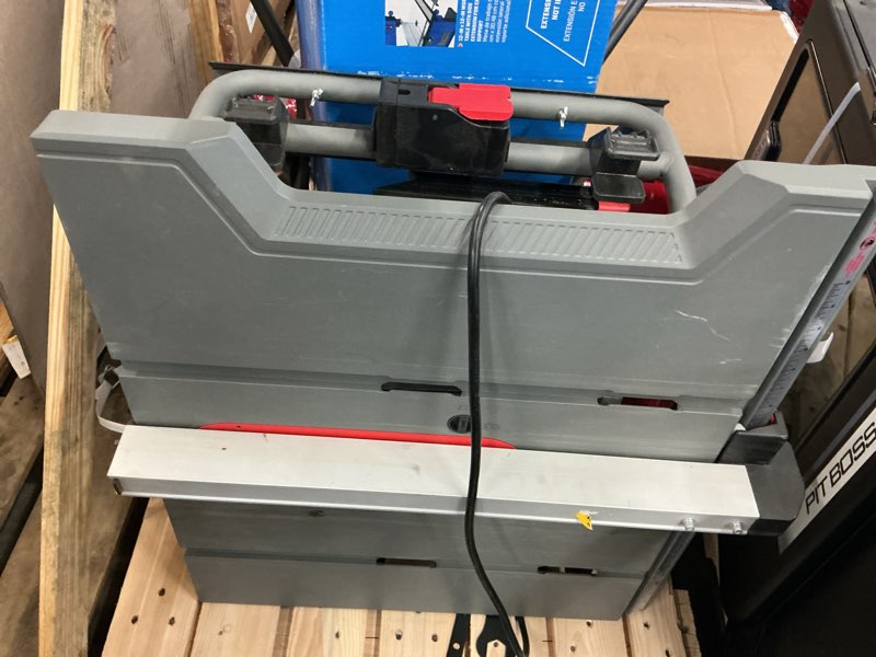 Condition photo showing As Is for craftsman 10-in 15 -amp 120 -volt portable benchtop table saw with folding stand