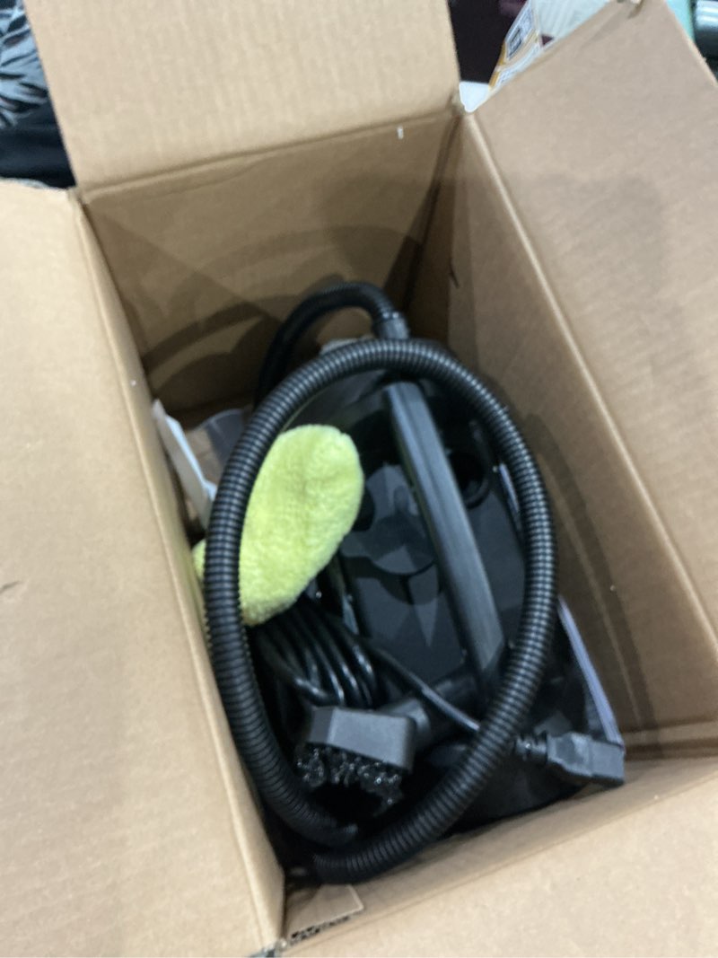 Condition photo showing Good Condition for 2026 upgraded handheld steam cleaner, 230°f/3.5 bar high-pressure portable hand held steamer for home & car, 30s heat-up, chemical-free deep cleaning for kitchen, bathroom, grout & car detailing-black