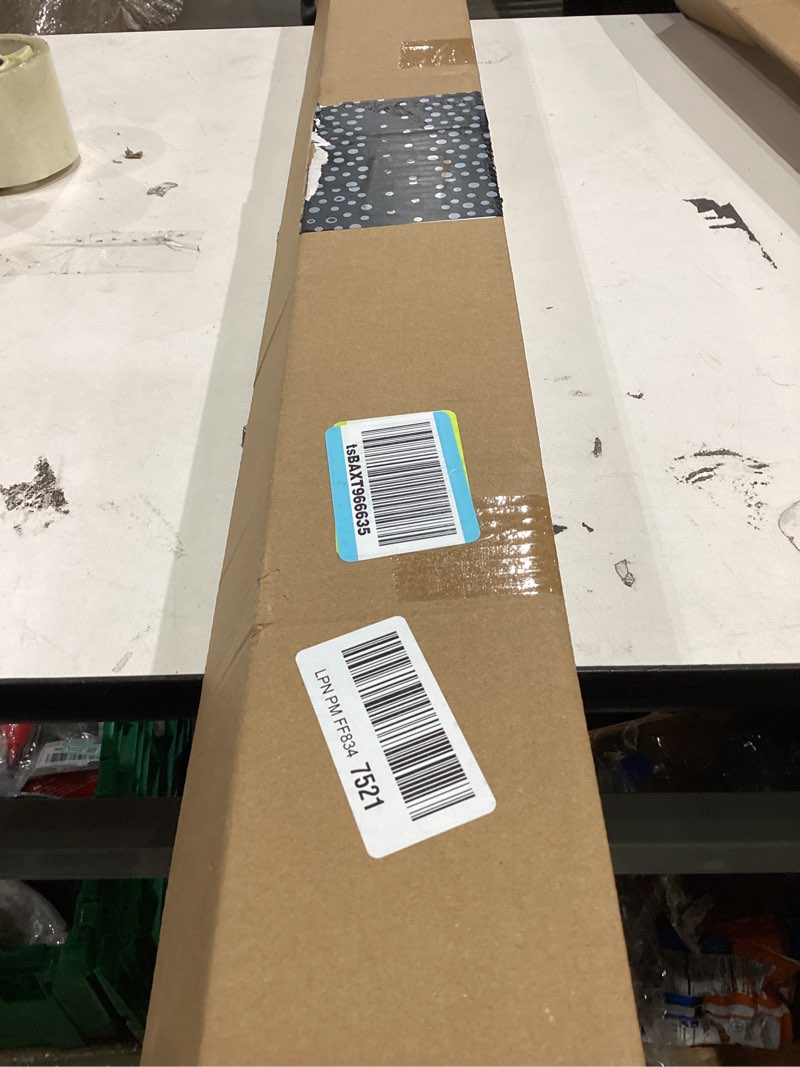 Condition photo showing As Is for LazBlinds Cordless Bamboo Blinds, Roll Up Shades for Windows, Light Filtering Hanging Window Blinds,