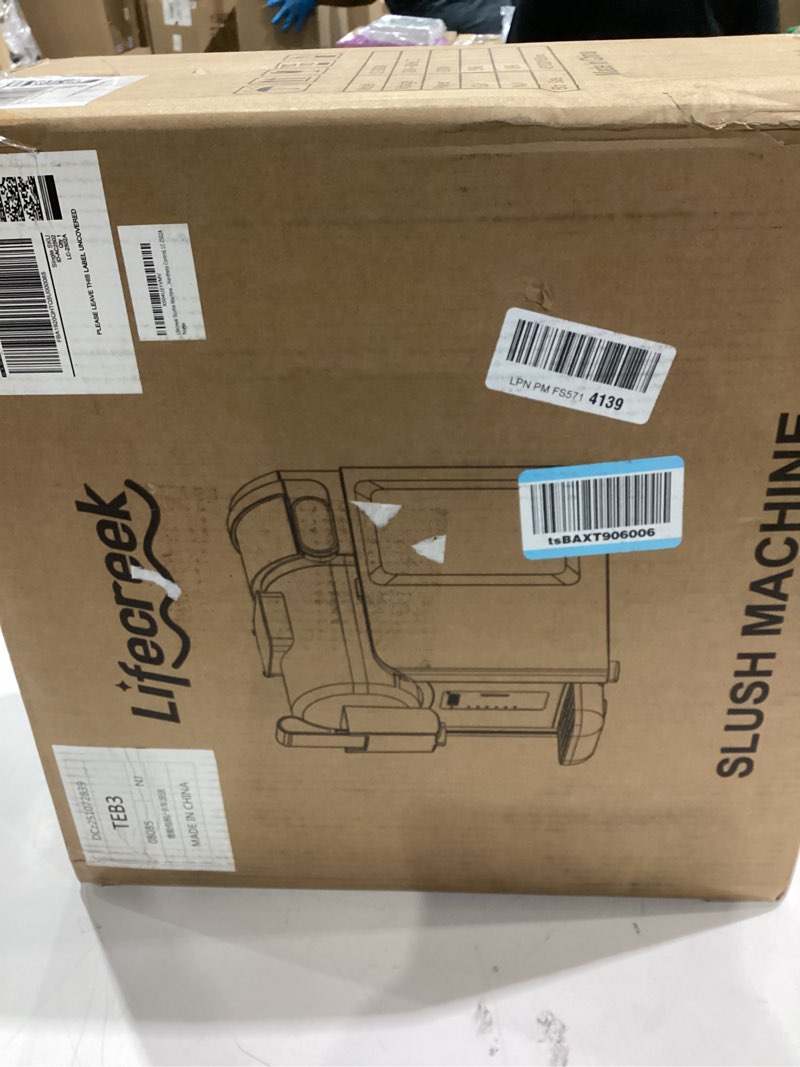 Condition photo showing Good Condition for 88oz Slushie Machine for Home with No Ice Needed, 6 Preset Programs, Self-Cleaning Function, Quiet Operation, Perfect for Making Frozen Margaritas, Milkshakes, Smoothies, Frappes, and More