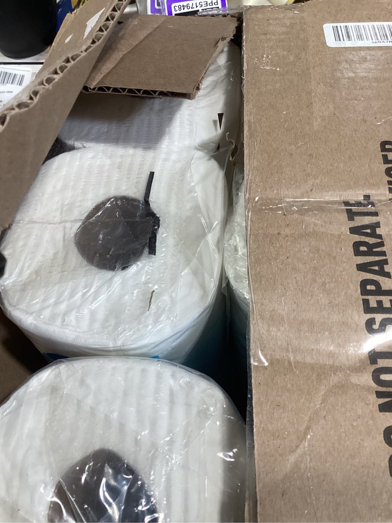 Condition photo showing New/Like New for amazon brand - presto! 2-ply ultra-soft toilet paper, 24 family mega rolls = 120 regular rolls, 6 count (pack of 4), unscented 313 sheet (pack of 24)